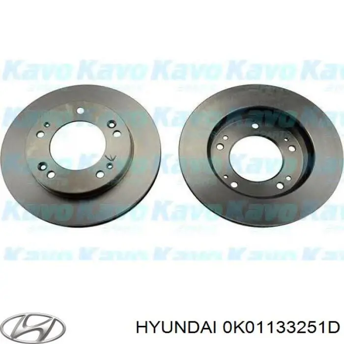 Frenos delanteros Hyundai/Kia 0K01133251D precio, desde 45,60 EUR