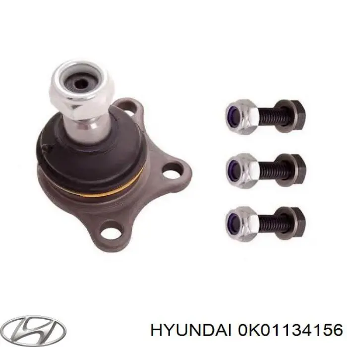 Buje de barra estabilizadora delantera OK01834156A Hyundai/Kia