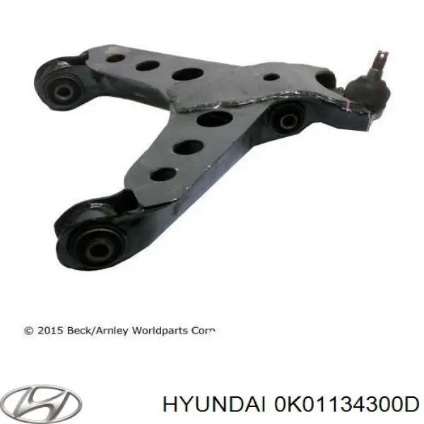 0K01134300F Hyundai/Kia Brazo inferior izquierdo/derecho de suspensión delantera