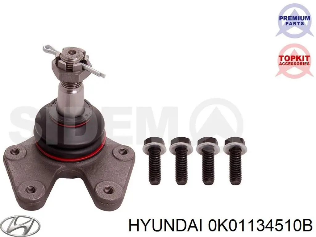 0K01134510B Hyundai/Kia Rótula inferior de suspensión