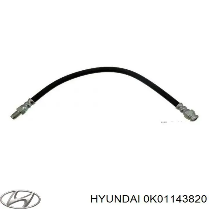 0K01143820 Hyundai/Kia tubo flexible de frenos trasero