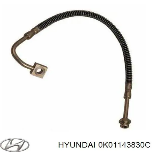 0K01143830C Hyundai/Kia latiguillos de freno delantero izquierdo