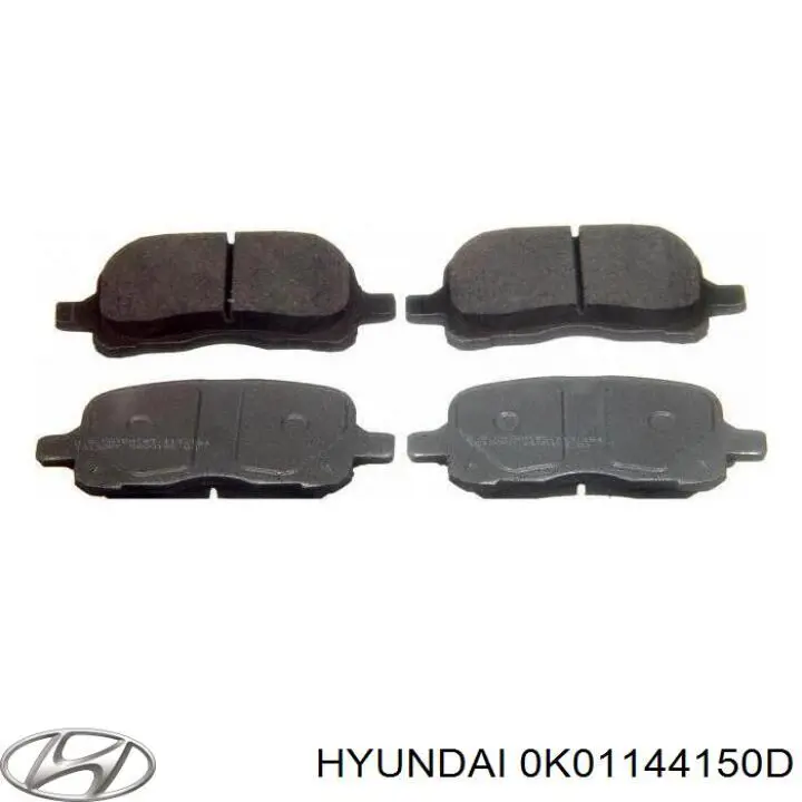 Cable de freno de estacionamiento delantero 0K01844150C Hyundai/Kia