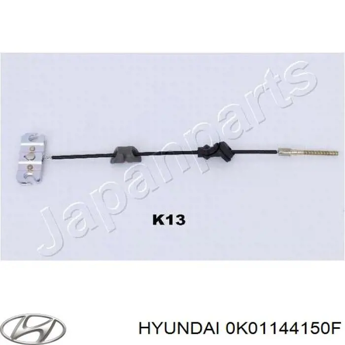 0K01144150F Hyundai/Kia cable de freno de mano delantero