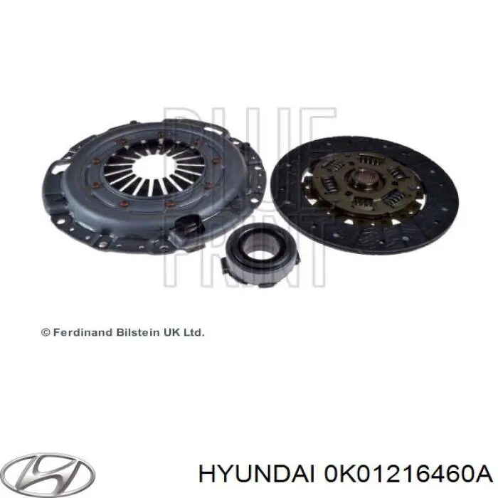 0K01216460A Hyundai/Kia disco de embrague
