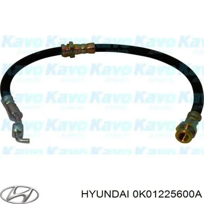 0K01225600A Hyundai/Kia árbol de transmisión delantero izquierdo