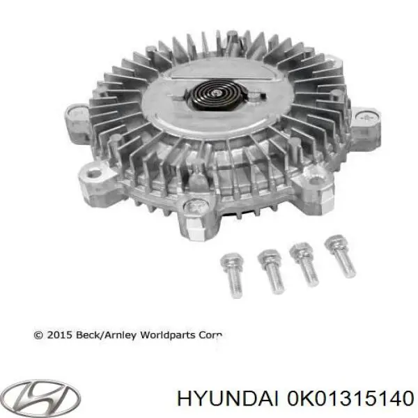 0K01315140 Hyundai/Kia Embrague viscoso