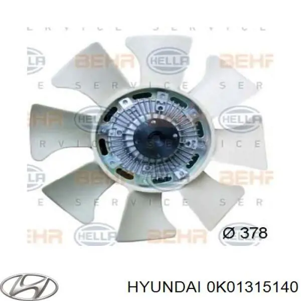 Comprar 0K01315140 Hyundai/Kia Embrague viscoso de ventilador