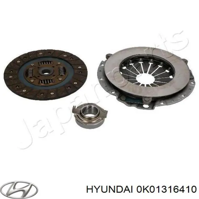 0K01316410 Hyundai/Kia plato de presión de embrague