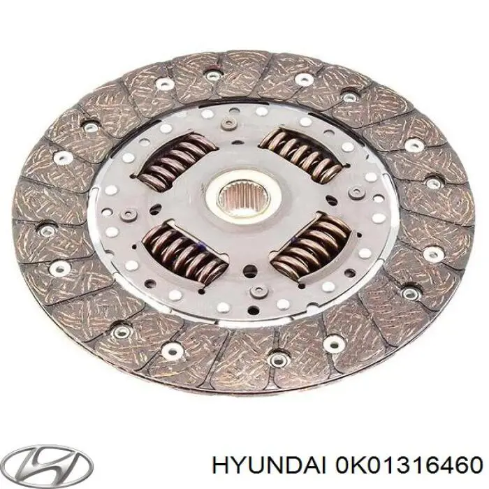Disco de embrague 0K01316460 Hyundai/Kia