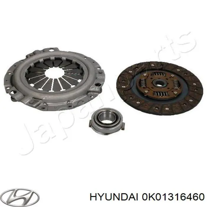 0K01316460 Hyundai/Kia disco de embrague