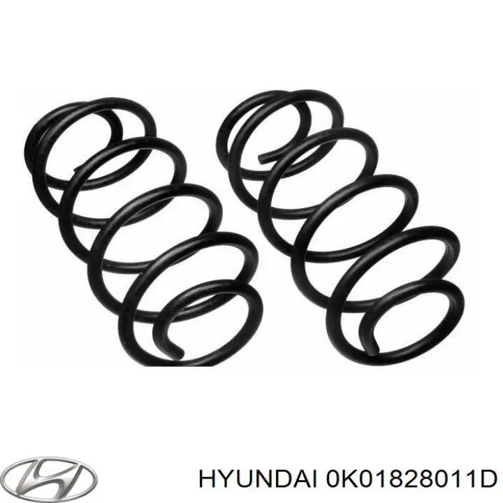 Comprar 0K01828011D Hyundai/Kia Muelle de eje trasero