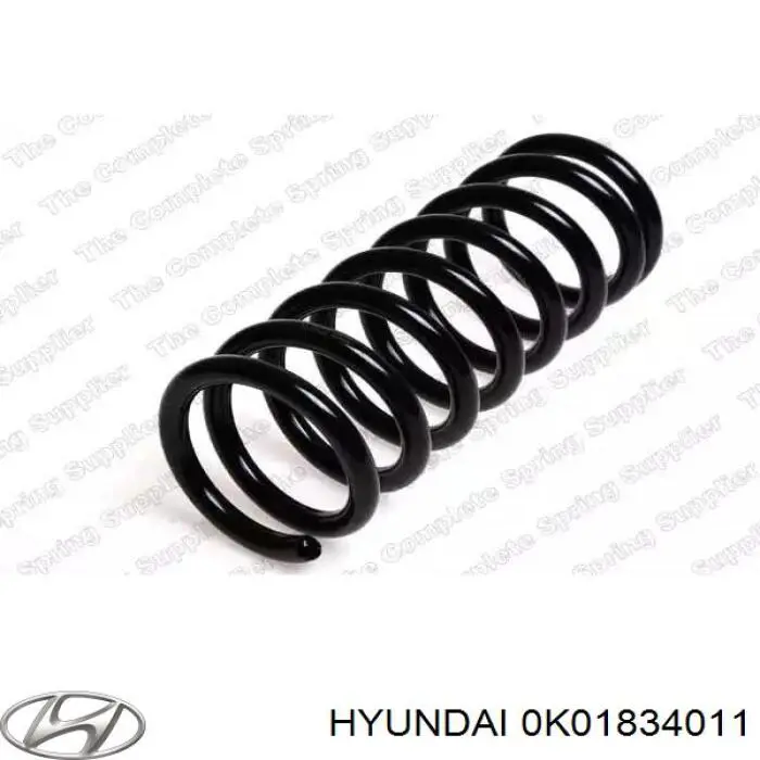 0K01834011 Hyundai/Kia muelle de suspensión eje delantero