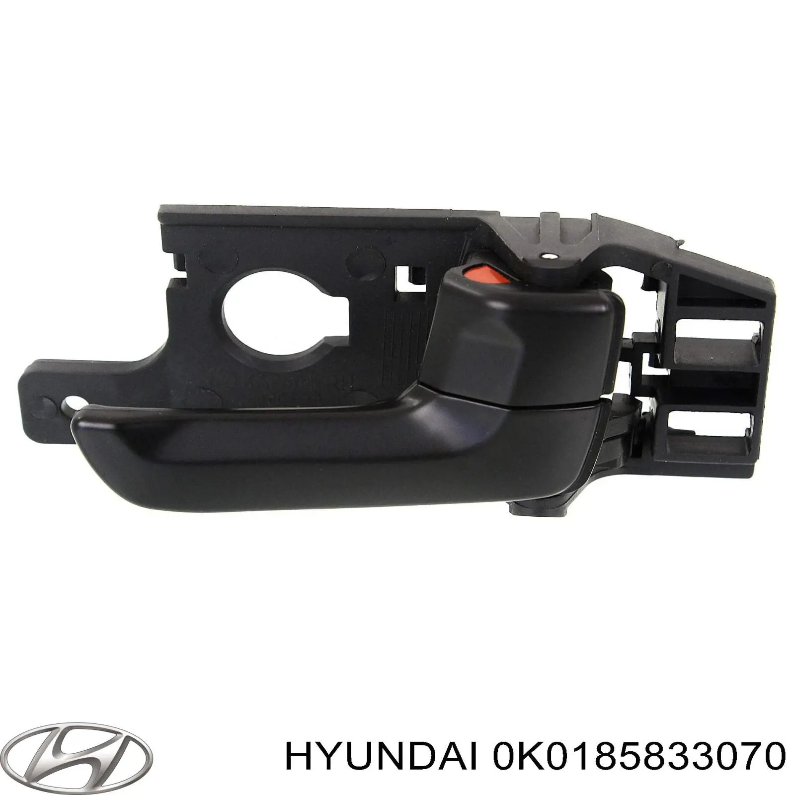 0K0185833096 Hyundai/Kia manecilla de puerta, equipamiento habitáculo, derecha delantera/trasera