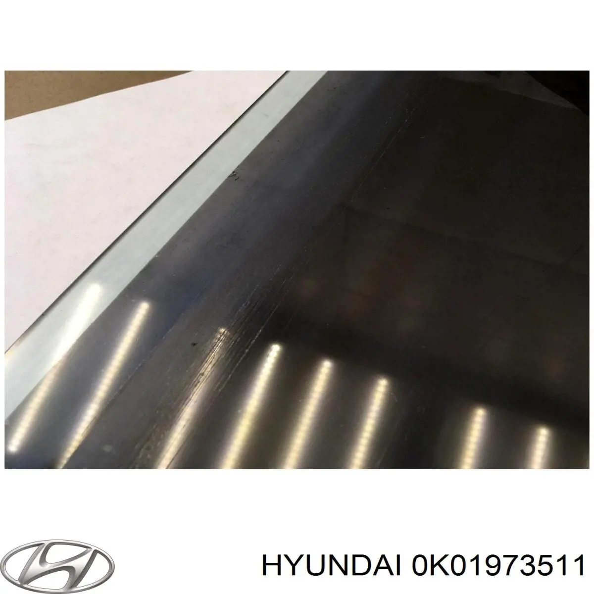 OK01973511 Hyundai/Kia luna de puerta trasera izquierda