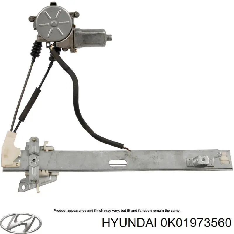 0K01973560 Hyundai/Kia mecanismo de elevalunas, puerta trasera izquierda