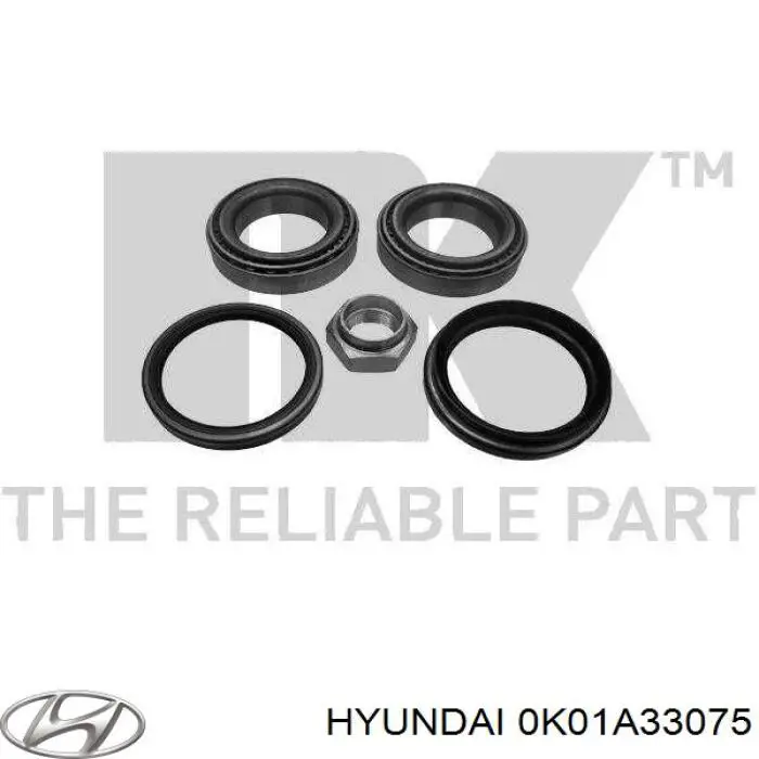 Cojinete exterior del cubo de rueda delantera Hyundai/Kia 0K01A33075 precio, desde 12,93 EUR