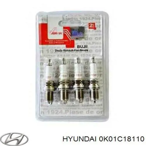 Bujias de encendido Hyundai/Kia 0K01C18110