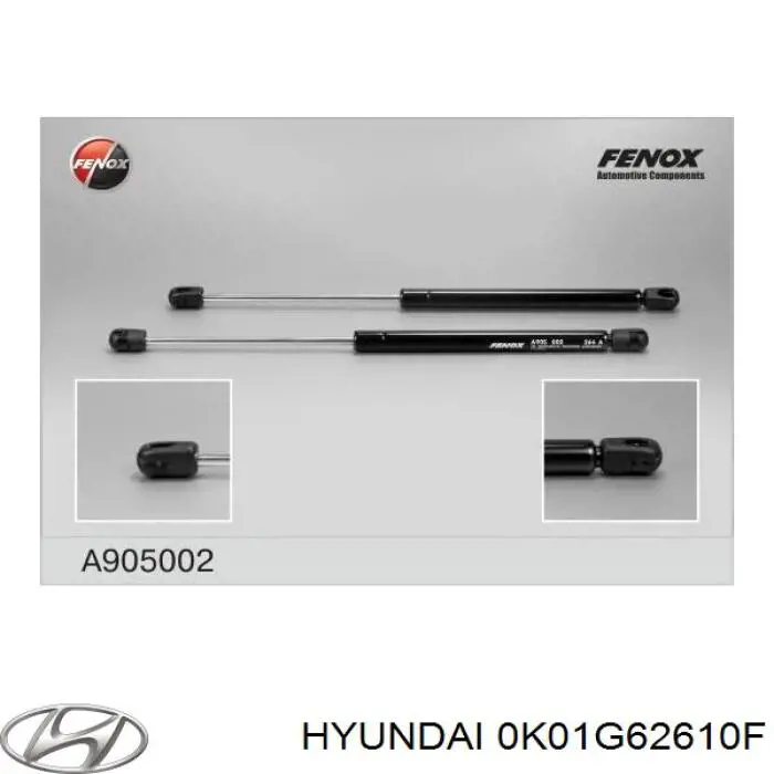 Comprar 0K01H62610A Hyundai/Kia Amortiguador de puerta trasera