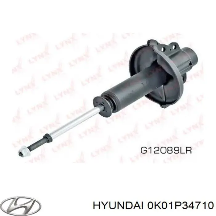 0K01P34710 Hyundai/Kia amortiguador delantero