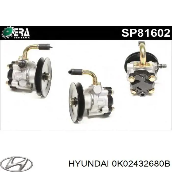 0K02432680 Hyundai/Kia bomba hidráulica de dirección