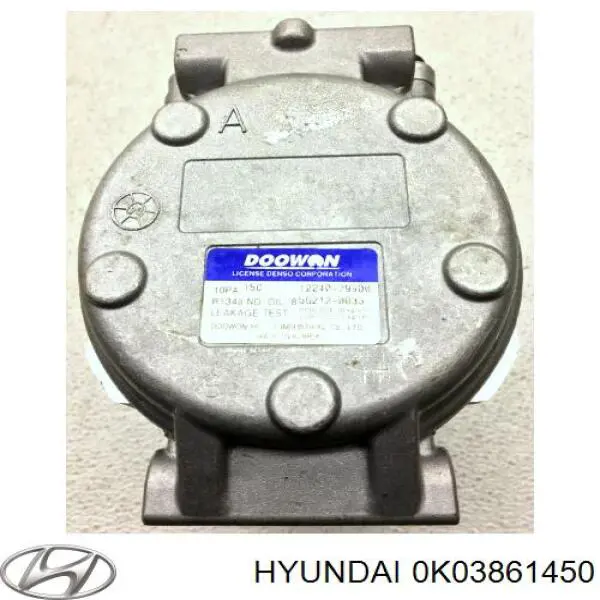 0K03861450 Hyundai/Kia compresor de aire acondicionado