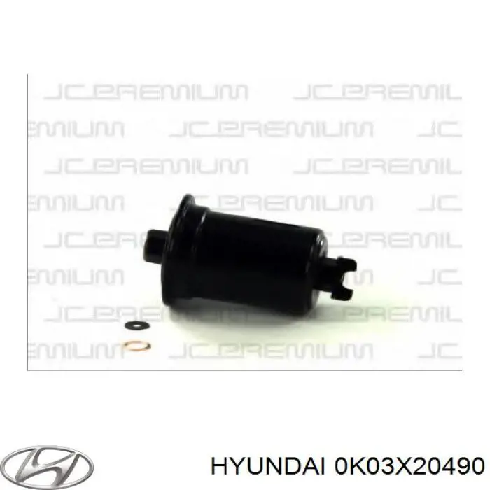 0K03X20490 Hyundai/Kia filtro combustible