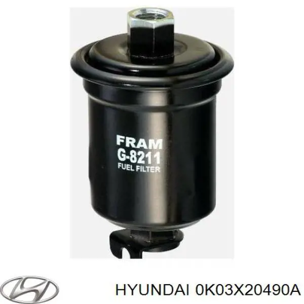 0K03X20490A Hyundai/Kia filtro de combustible