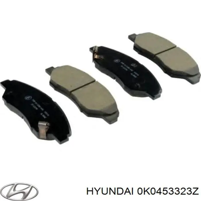 Pastillas de freno 0K0453323Z Hyundai/Kia