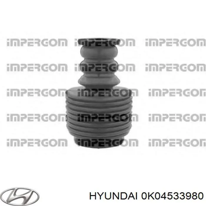 Pinza de freno delantera derecha 0K04533980 Hyundai/Kia