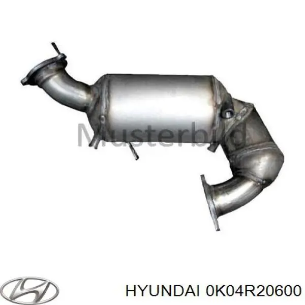 0K04R20600 Hyundai/Kia catalizador