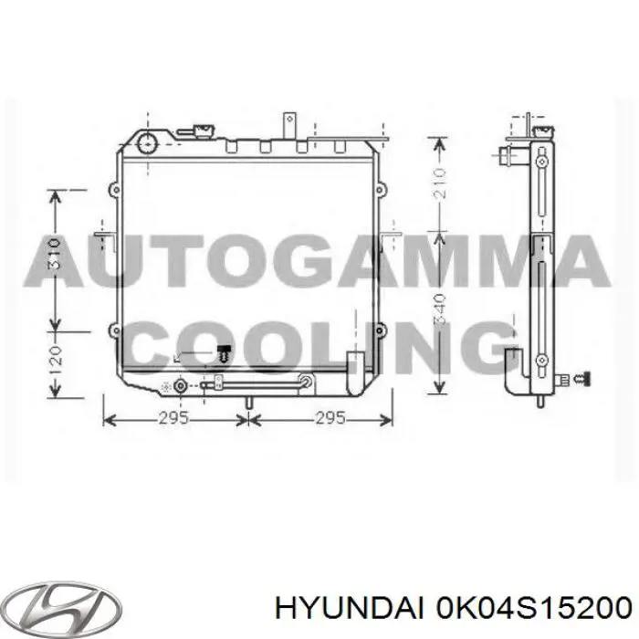 0K04S15200 Hyundai/Kia