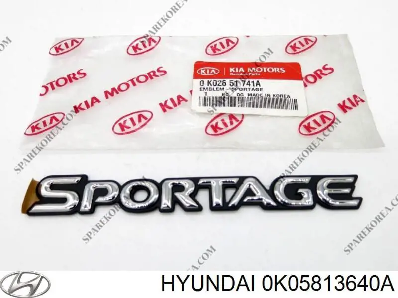 0K05813640A Hyundai/Kia