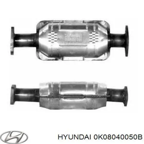 0K08040050B Hyundai/Kia silenciador posterior