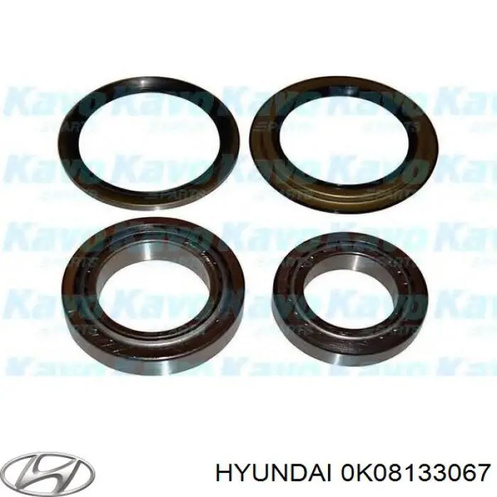 0K08133067 Hyundai/Kia anillo retén, cubo de rueda delantero