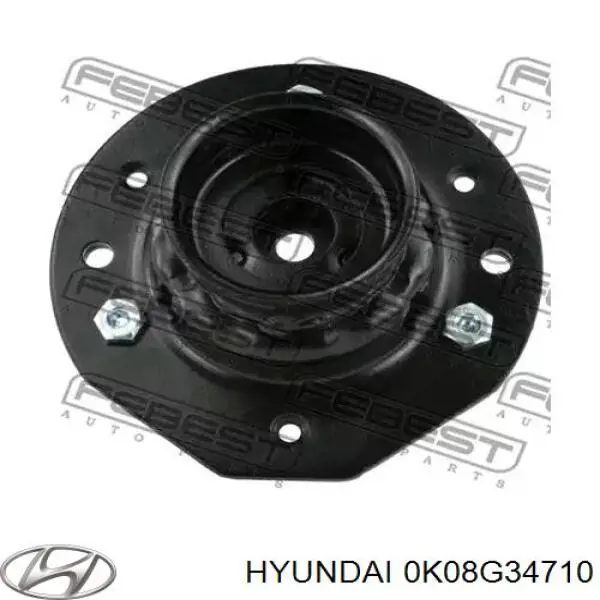 0K08G34710 Hyundai/Kia amortiguador delantero derecho