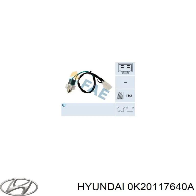 0K20117640A Hyundai/Kia 