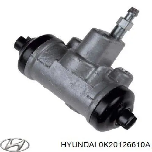 Cilindro de freno de rueda trasera 0K20126610A Hyundai/Kia