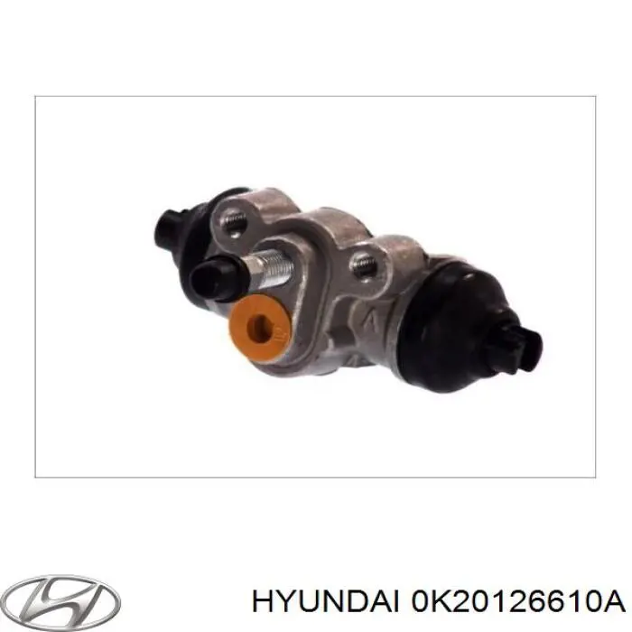 Bombín de freno de rueda trasero Hyundai/Kia 0K20126610A