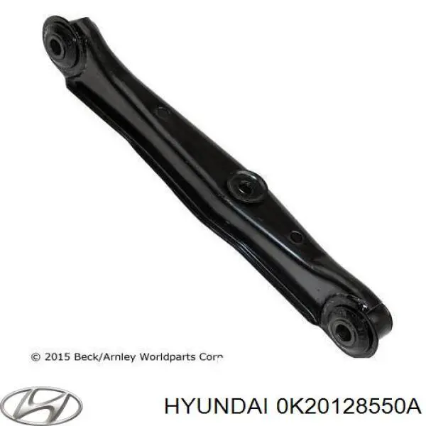 0K20128550A Hyundai/Kia brazo de suspension trasera izquierda