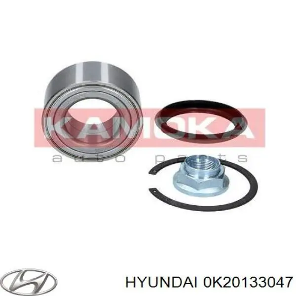 0K20133047 Hyundai/Kia Rodamientos de rueda delantero