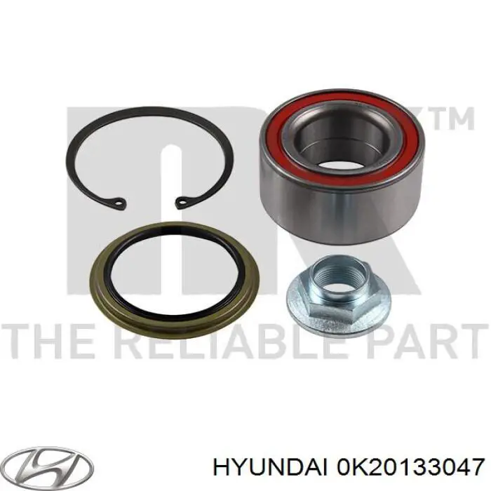 Cojinete de rueda delantero Hyundai/Kia 0K20133047 precio, desde 22,10 EUR