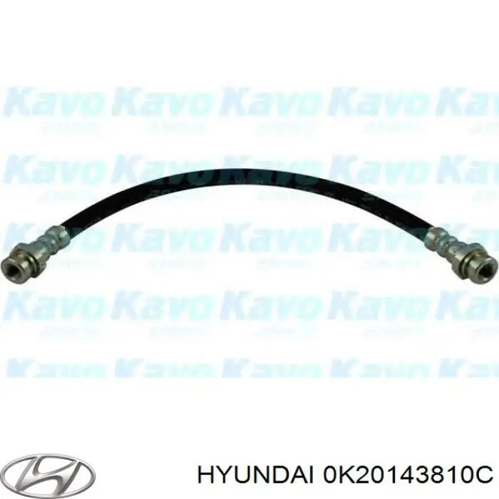 0K20143810C Hyundai/Kia tubo flexible de frenos trasero