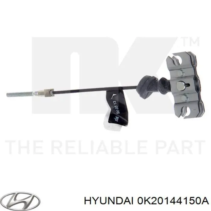 0K20144150A Hyundai/Kia cable de freno de mano intermedio