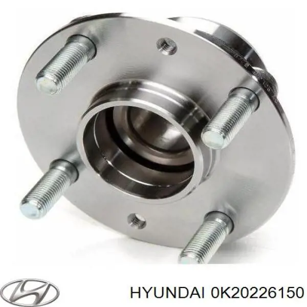 0K20226150 Hyundai/Kia cubo de rueda trasero
