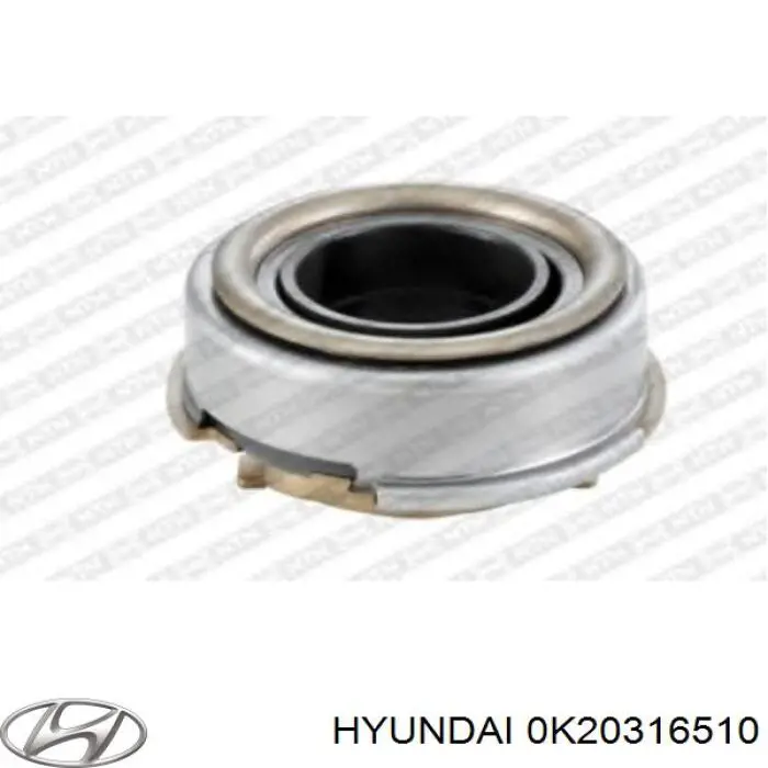0K20316510 Hyundai/Kia cojinete de desembrague
