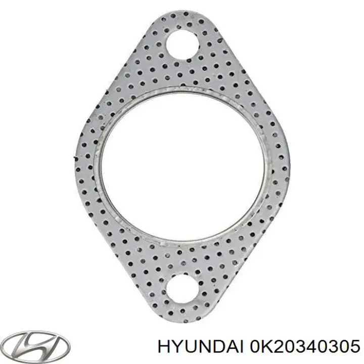 0K20340305 Hyundai/Kia junta de tubo de escape silenciador