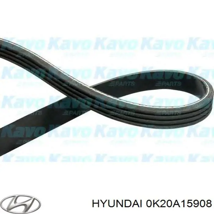 0K20A15908 Hyundai/Kia correa trapezoidal