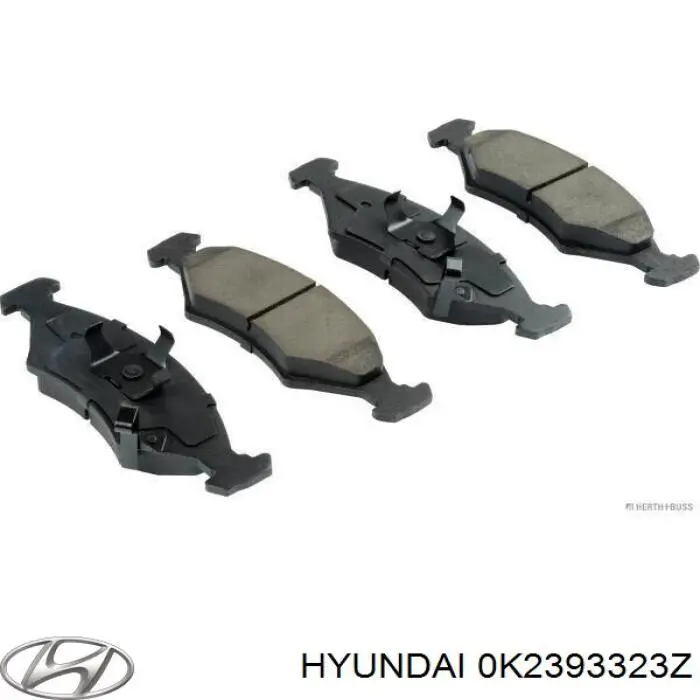 0K2393323Z Hyundai/Kia pastillas de freno delanteras