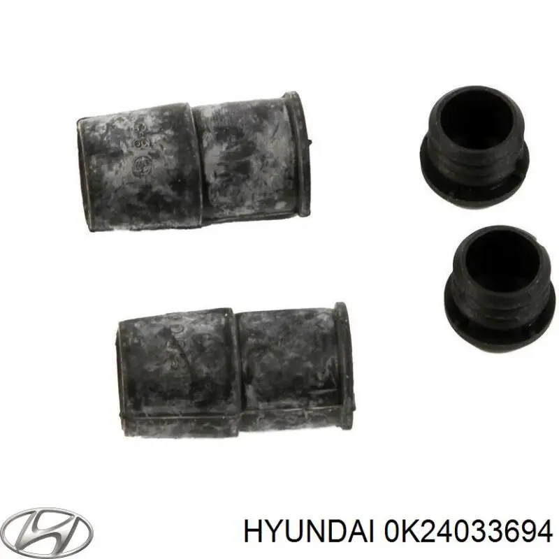 0K24033694 Hyundai/Kia guía de la pinza delantera